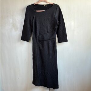 Akemi + Kin for Anthropologie Black and Silver Dress